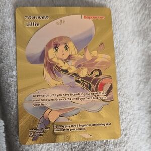 Pokemon Trainer Lillie Supporter Card